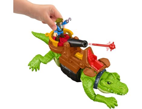 IMAGINEXT PIRAT HAK I KROKODYL ZESTAW Z FIGURKĄ POCISKAMI - 3