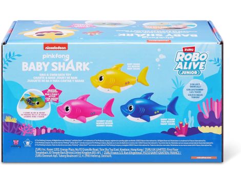 ZURU Baby Shark Bath Toy Silicone Fin - Blue - 7