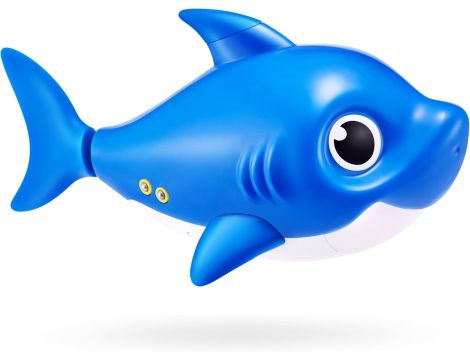 ZURU Baby Shark Bath Toy Silicone Fin - Blue - 8