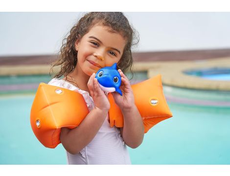ZURU Baby Shark Bath Toy Silicone Fin - Blue - 11
