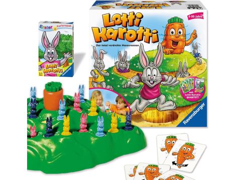 Ravensburger Lotti Karotti gra towarzyska dla dzieci i dorosłych