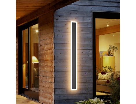 Klighten Lampa ścienna LED ciemnoszary 100cm