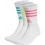 Adidas Skarpety Crew Uniseks 3-Stripes Cushioned Crew Socks 3 Pairs XXL - 4