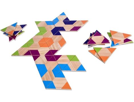 Gra zręcznościowa domino trójkąty B.Toys - 2