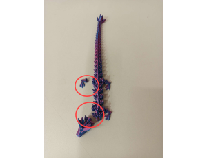 Qingxiaotu Smok z nadrukiem 3D tajemnicza zabawka smoka - image 2
