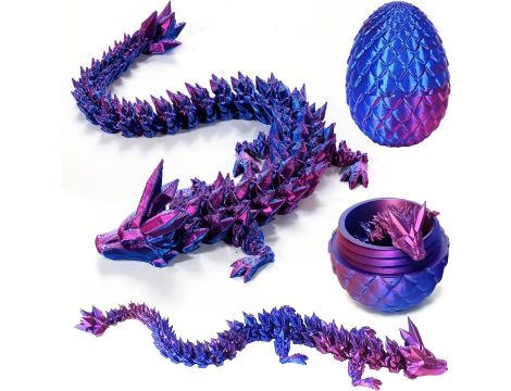 Qingxiaotu Smok z nadrukiem 3D tajemnicza zabawka smoka - 3
