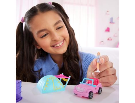 Barbie Mini BarbieLand Terenówka Zabawka auto i mini lalka Zestaw 4+ HYF43 - 3