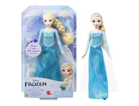 Lalka Disney Singing Elsa niebieska 30 cm
