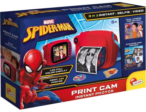 Aparat Lisciani Spiderman Print Cam wielokolorowy - 3