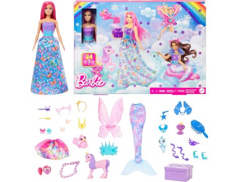 LALKA BARBIE DREAMTOPIA KALENDARZ ADWENTOWY - 2