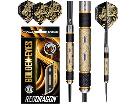 RED DRAGON Golden Eye 22-gramowy zestaw profesjonalnych rzutek - 2
