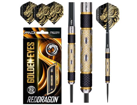 RED DRAGON Golden Eye 22-gramowy zestaw profesjonalnych rzutek