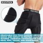 BODYPROX Ochronne spodenki sportowe na snowboard deskorolkę rower r. M - 4