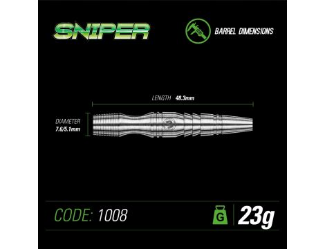 Rzutki Winmau SNIPER 3 szt. - 4