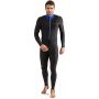 Cressi Men's 1mm One piece wetsuit Skin, Black Blue, L/4 UK - 3