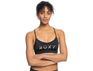 ROXY CZARNY TOP OD BIKINI LOGO (XS)