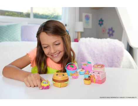 Polly Pocket Przekąski niespodzianki Mały zestaw kompaktowy i pojazd - 3