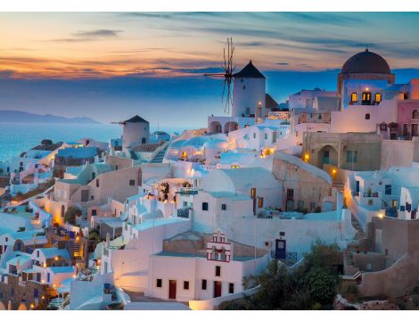Puzzle Ravensburger Quality 1000 elementów Wieczór na Santorini