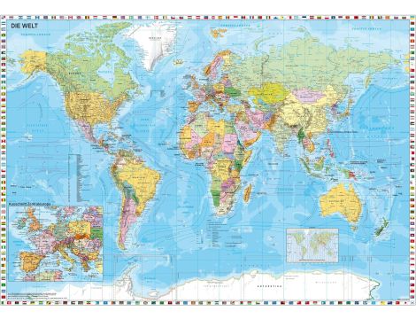 Puzzle Schmidt Spiele Premium Quality 1500 elementów Mapa świata - 3