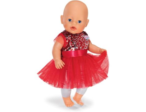 Sukienka dla lalki Baby Born świąteczna 43 cm - 4