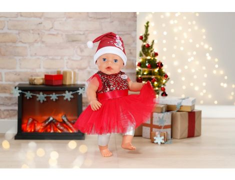 Sukienka dla lalki Baby Born świąteczna 43 cm - 8