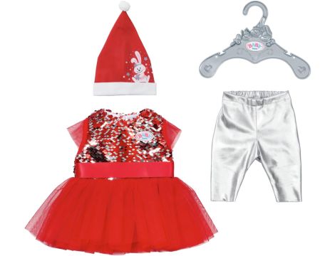 Sukienka dla lalki Baby Born świąteczna 43 cm - 3