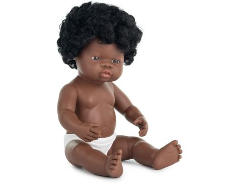 Lalka dziecięca afrykańska dziewczynka 38 cm-31054 - 3
