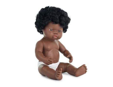 Lalka dziecięca afrykańska dziewczynka 38 cm-31054