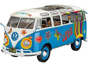 Samochód Revell 07050 VW T1 Samba Bus Flower Power - image 2