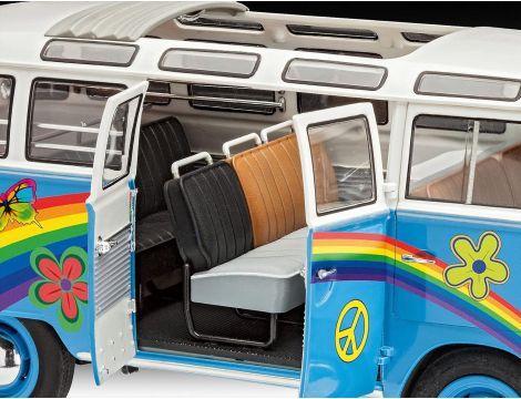 Samochód Revell 07050 VW T1 Samba Bus Flower Power - 6