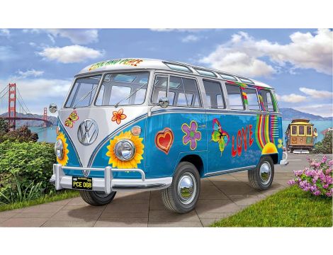 Samochód Revell 07050 VW T1 Samba Bus Flower Power - 7