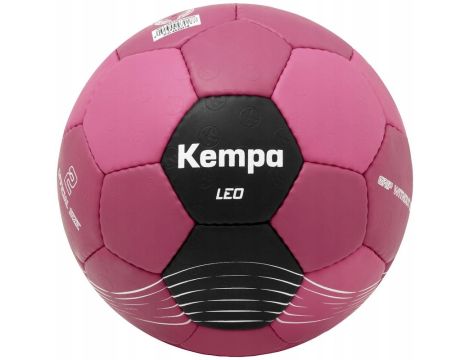 Piłka do piłki ręcznej Kempa Leo burgundowy/czarny rozmiar 1 - 2
