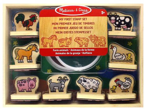 Pieczątki stempelki zwierzęta 12390 Melissa & Doug
