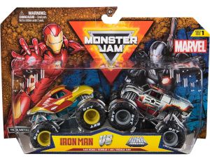 Monster Jam 2pak Monster Trucks Marvel Iron Man vs War Machine 6070555 8089 - image 2