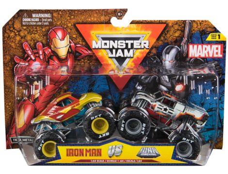 Monster Jam 2pak Monster Trucks Marvel Iron Man vs War Machine 6070555 8089