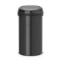 Kosz na śmieci stal nierdzewna Brabantia 60l czarny - 2