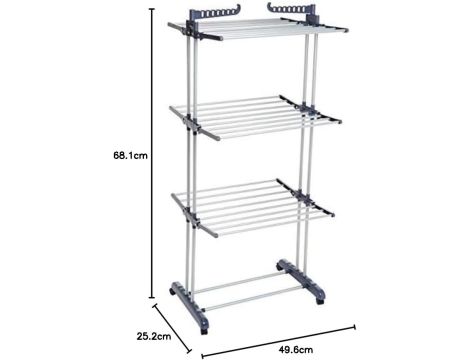 Suszarka na bieliznę, wolnostojąca pionowa Amazon 126-126 cm - 7