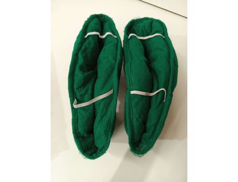 Buty elfa skrzata puchowe nakładki zielone uniwers - 3