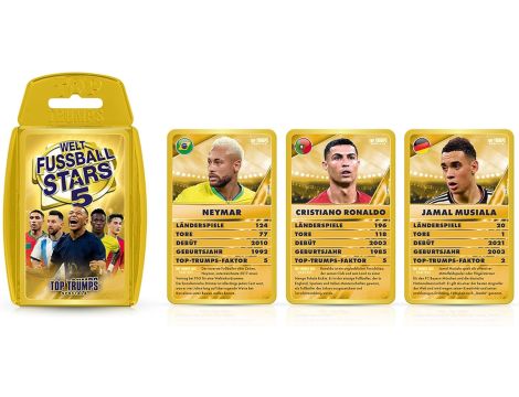 Top Trumps Weltfussball Stars 5 - 3