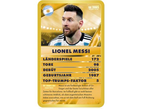 Top Trumps Weltfussball Stars 5 - 4