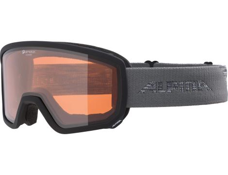Gogle narciarskie Alpina SCARABEO Q Black Matt filtr UV-400 kat. 2