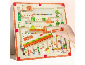 ZABAWKA LABIRYNT MAGNETYCZNA ZABAWKA EDUKACYJNA SENSORYCZNA MONTESSORI - image 2