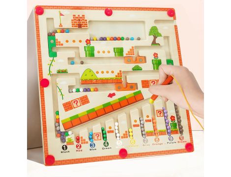 ZABAWKA LABIRYNT MAGNETYCZNA ZABAWKA EDUKACYJNA SENSORYCZNA MONTESSORI