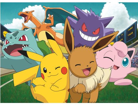 Puzzle Ravensburger Pokémon na stadionie 500 elementów