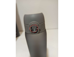 Bidon na wodę butelka lekka szara dla przedszkolaka ION8 350 ml - image 2