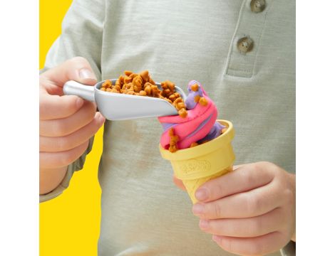 Ciastolina Zakręcone tęczowe lody | Lodziarnia, 5 pojemników Play-Doh - 8