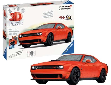 Puzzle 3D Dodge Challenger Ravensburger - 4