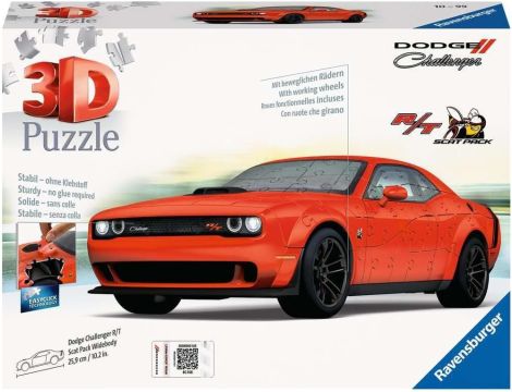 Puzzle 3D Dodge Challenger Ravensburger - 2