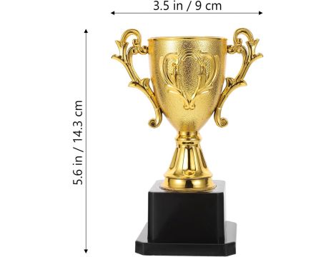 Zestaw zabawek dla dzieci – złote trofea ze stojakiem - 3