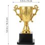 Zestaw zabawek dla dzieci – złote trofea ze stojakiem - 4